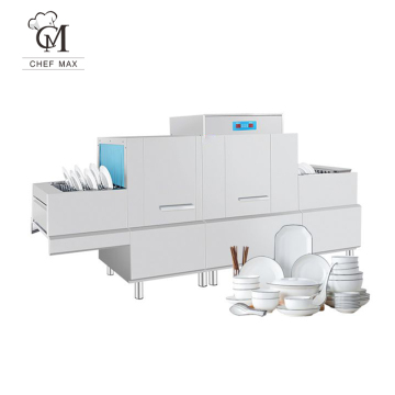 Chefmax Commercial Large Flight Type Dishwasher for 1000 People