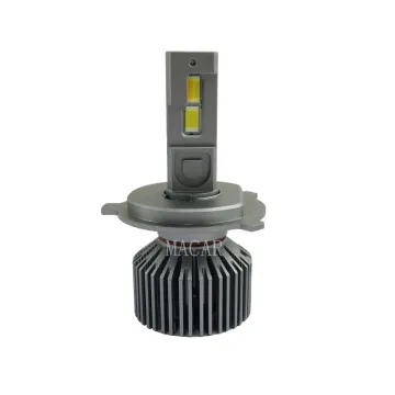 MACAR Car LED Light Bulb All in One H4 H7 CSP 3570 3 Color LED Headlights