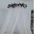 Large Hanging Feather Mosquito Nets for Double Bed