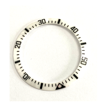 White Ceramic Watch Bezel Insert Watch Parts