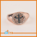 Rose Gold Crystal fred Ring Partihandel