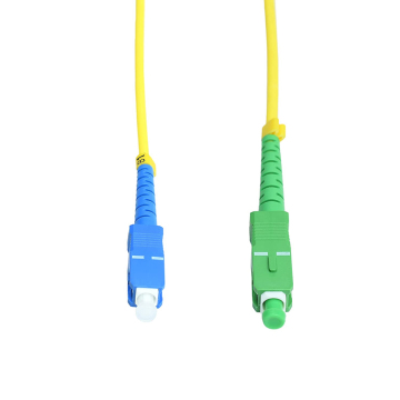 Low Price Glass Optic SC/APC to SC Single Fiber Patch Cord: Affordable High-Quality Connectivity Solution