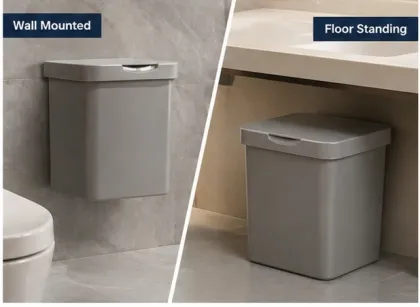 Hanging Trash Can with Lid