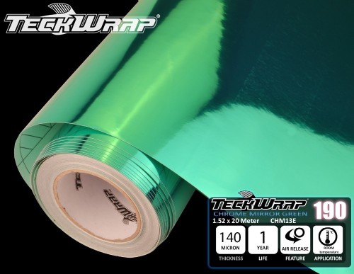 Teckwap Dropshiping Super Quality Adhesive Wrap Chrome Vinyl Colors