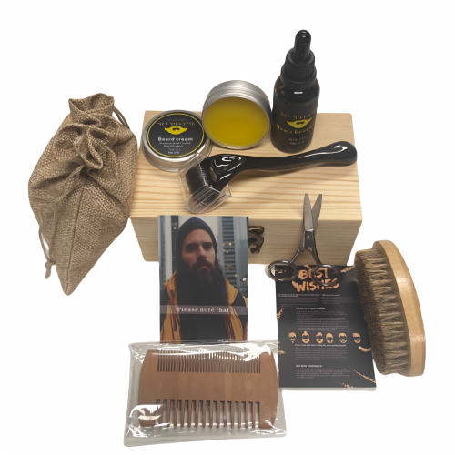 Crecimiento del kit de barba de 7 piezas
