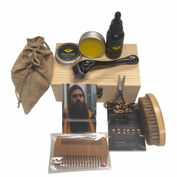Crecimiento del kit de barba de 7 piezas