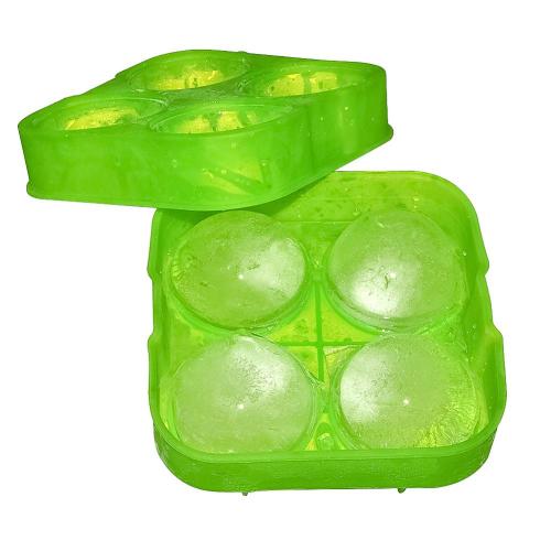 Reusable 4*4.5cm Sphere Silicone Ice Ball Maker Mold