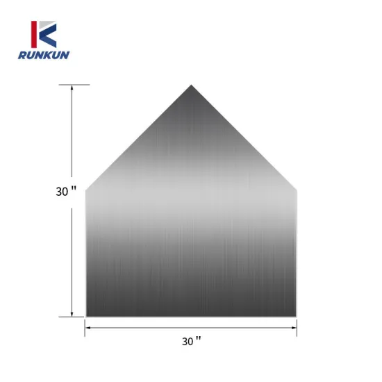 Mill Finish Aluminum Blanks and Sheets: 0.3mm to 0.6mm Pentagon and Standard Thickness