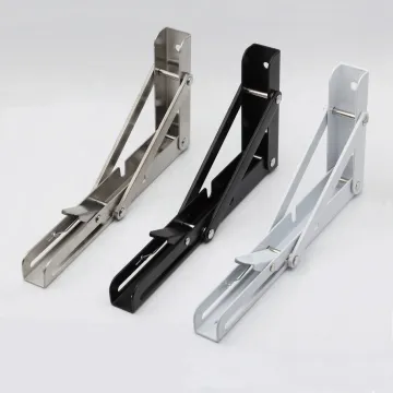 Heavy Duty Folding Space Saving DIY Shelf Brackets