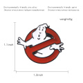 Ghostbusters Enamel Pin White Ghost Badge Brooch Bag Clothes Lapel pin Cartoon Fun Movie Jewelry Gift for fans Friends