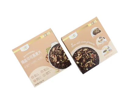 Custom Printed Oatmeal and Granola Container Boxes for Small Businesses