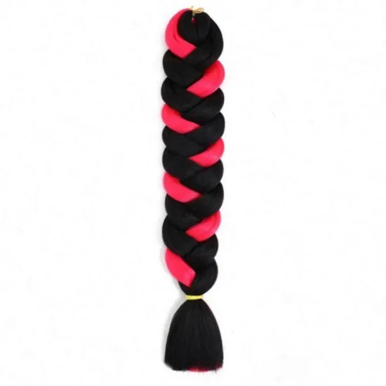 Crochet Braiding hair 41 inch Jumbo Extensions Synthetic Braid Hair Extensions For Women Ombre Two Tone Color colored hair wicks