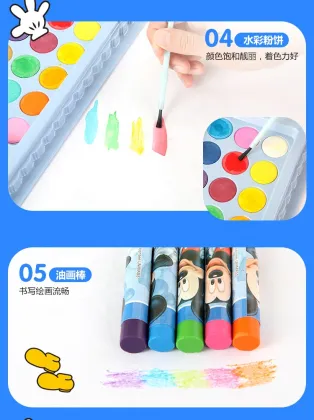 Manufacturer Wholesale School Kids Colorful Painting Stationery Set