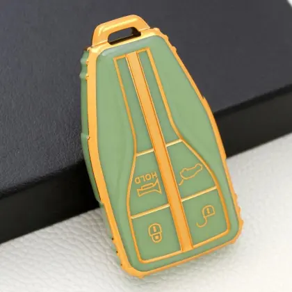 Four Buttons Car Key Fob Cover For Hongqi