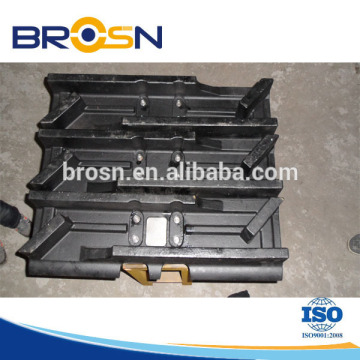 Customized High quality/Wear-resistant textured black paint/ Tank track plate -- Sand casting process