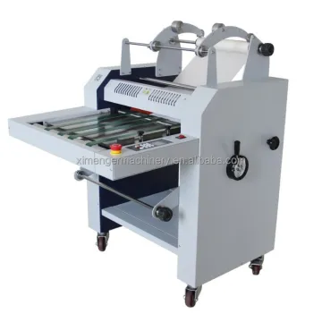 Semi-Automatic BOPP Precoated Film Laminating Machine: A3/A4 Cold and Hot Paper Laminating Machine