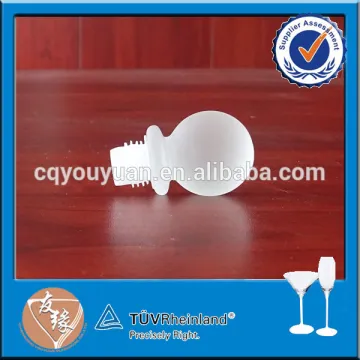 Custom made glass whisky bottle stopper