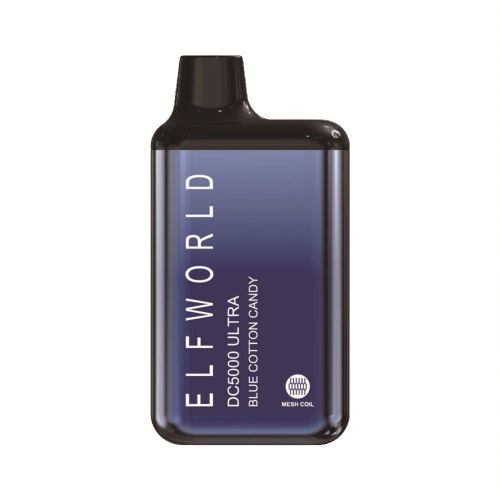 Original ELF World DC5000Puffs engångsvape POD -enhet