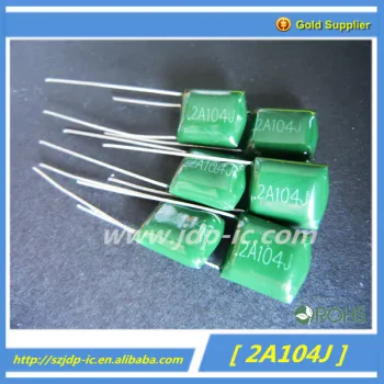 new polyester film capacitors 2A104J good quality