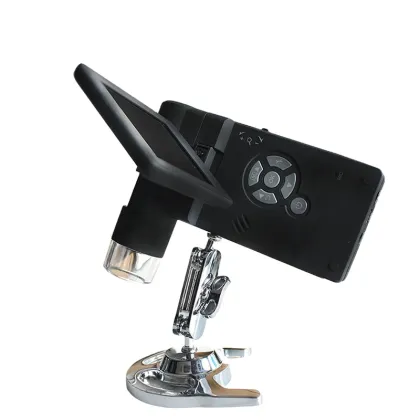 5MP Portable USB LCD Digital Electron Microscope for Visual Scanning & Reading