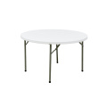 Moderna mesa de comedor al aire libre plegable redonda de 4 pies