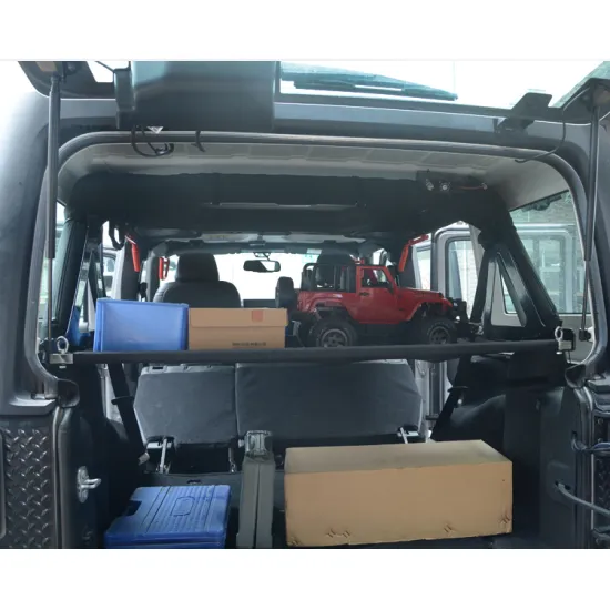 MAIKER AUTO Rear Cargo Cover for Jeep Wrangler JK JL 4X4 Trunk Cover