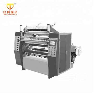 PLC Controlled Paper Roll Slitting Winding Machine