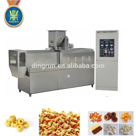 Extruded corn snack puffed rice making machine