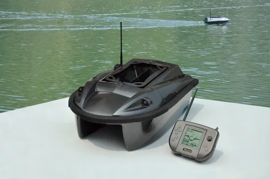 Intelligent 433mhz 400m Rc Gps Fishing Bait Boats With Lithium Battery 7.4v / 10ah