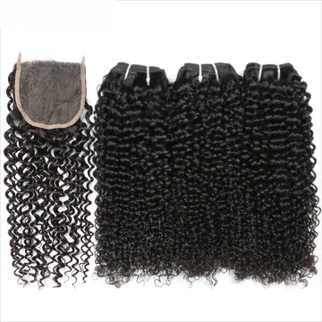 Brazilian Raw mink virgin Hair Bundle Closure brazilian Kinky curly Cuticle Aligned Virgin peruvian Hair Bundles& Lace Frontal