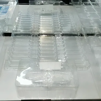 green luxury plastic gift and flower box