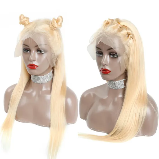 Raw wigs hd lace human hair blonde wigs wholesale remy brazilian blonde virgin human hair full lace 613 transparent lace wig