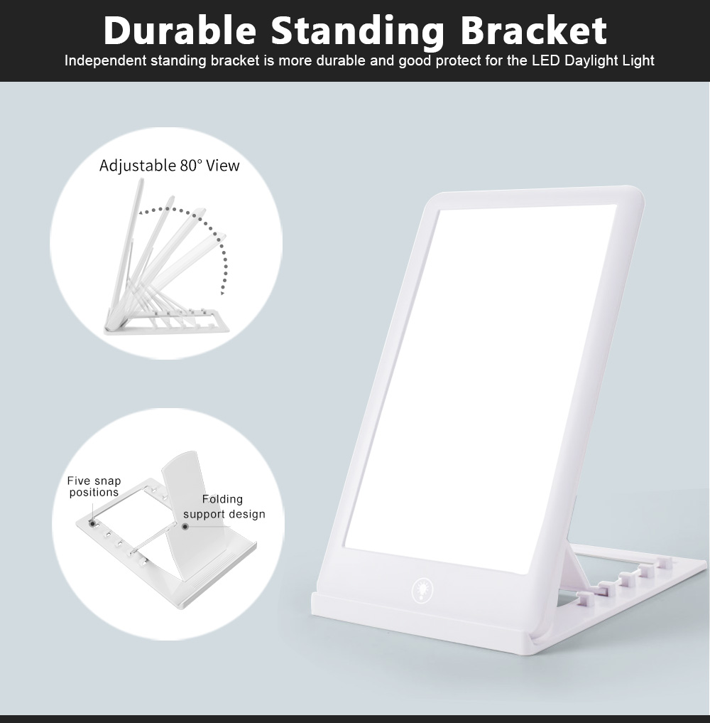 light therapy lamp at night