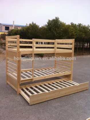 cheap wooden bunk beds for students' dormitory hostel