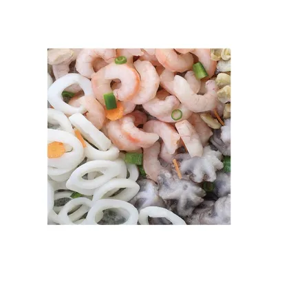 Frozen IQF raw mixed seafood in Fish