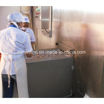 High Efficiency Seafood Tunnel IQF Individual Quick Freezing Equipment