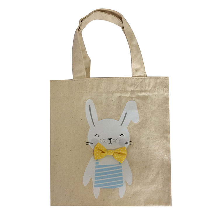 Burlap Bunny Ear Tote Bags