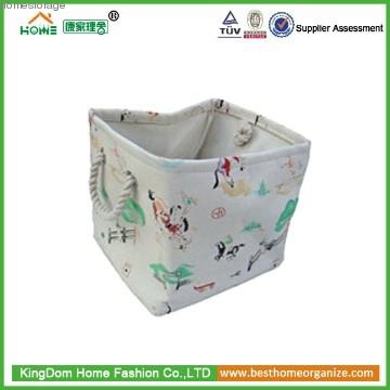 Wicker Valley One Piece Small Square Cowboy Soft Storage Box