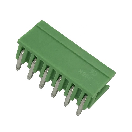 Morsettiera PCB passo 3,96 mm 6 pin 90 gradi