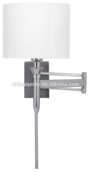 New arrived living room wall light fixture swing arm wall lamp for hotel lighting decoration UL list