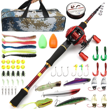 Newbility Wholesale Telescopic Rod Combo with Lure Weight 7-28g for Baitcasting Reel