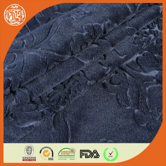 blue velvet upholstery fabric