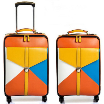 Leather Travel Luggage, Fashion Trolley&Luggage (KLS324)