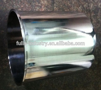 stainless steel sanitary tri clamp spool with flat bottom