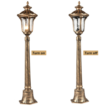 Antique Waterproof Outdoor Aluminum Garden Wall Lamp for Hotels - 220V IP65 LED