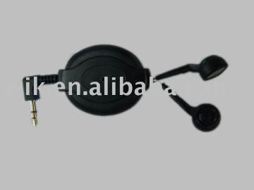 Retractable Earphone for CD/MP3/DVD players