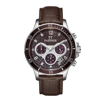 Stainless steel analog watch for man