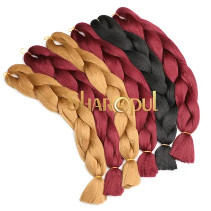 braiding hair 48inch 82inch original real hair extensions Jumbo braiding hair