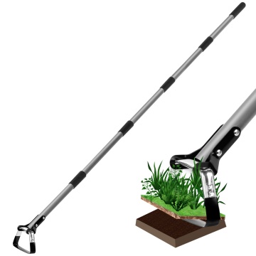 Colección de herramientas de jardín y césped de acero inoxidable