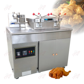 Automatic Large Capacity Chicken Deep Fryer Pressure Fryer Machine - Gas